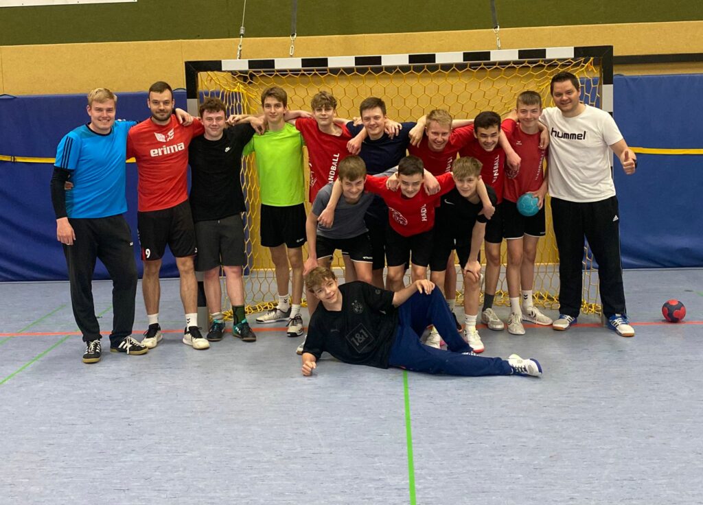 Wurftraining für C und BJugend Handball VfL Schlangen