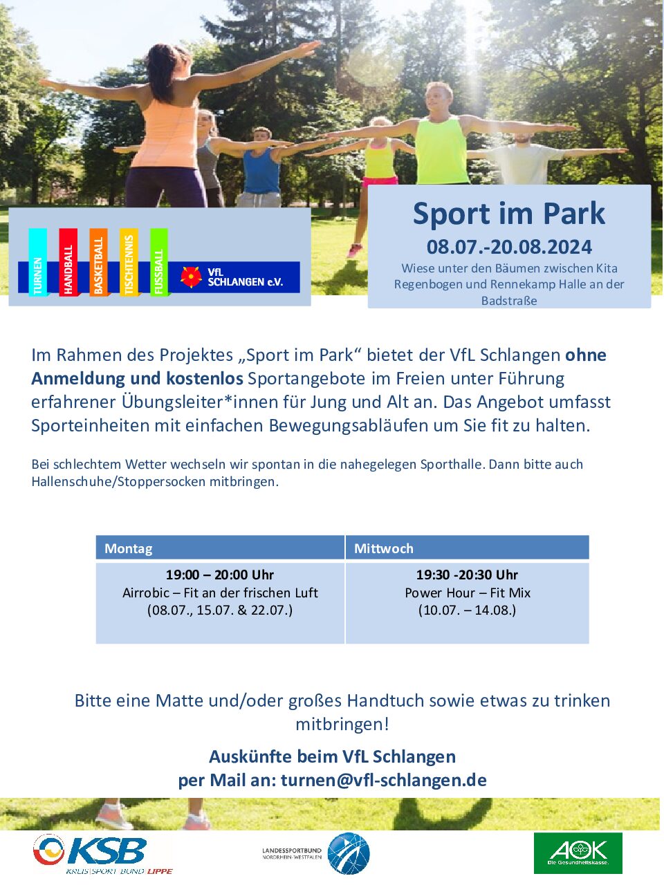 Read more about the article Sport im Park
